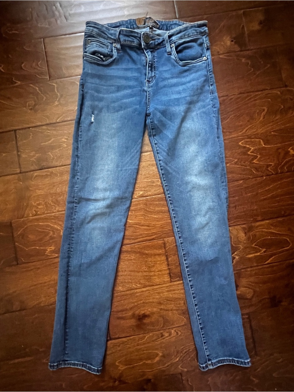 Kut from the Kloth Women’s Slim Straight Blue Jeans Woman’s 8